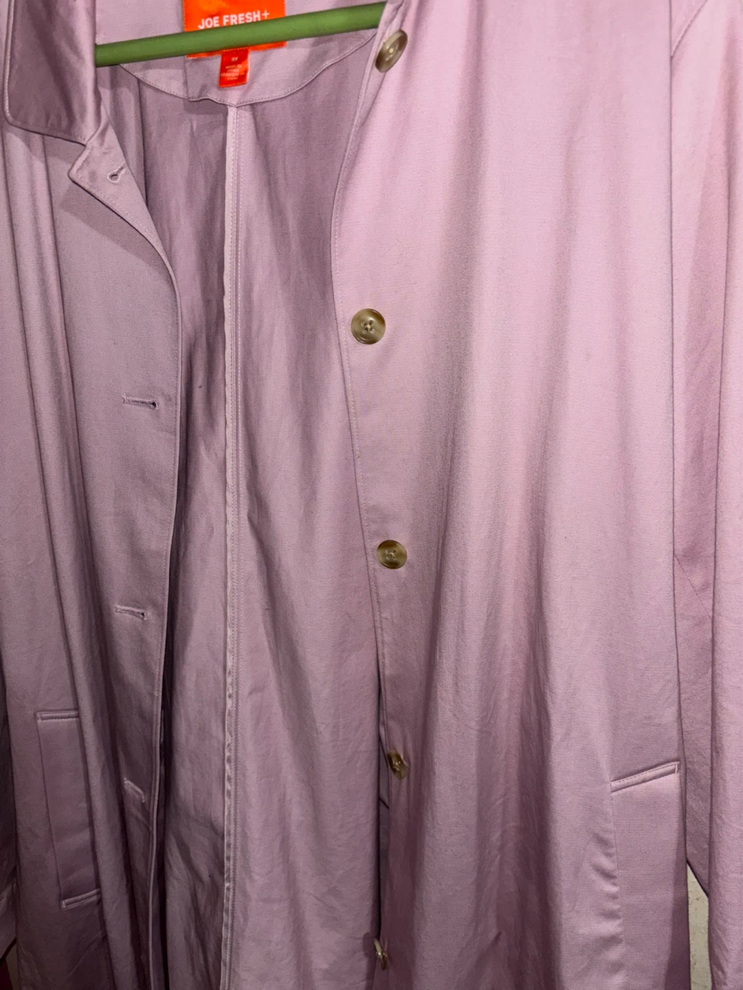 Joe Fresh+ Women's Light Pink Button-Up Jacket Size 2X - photo 2