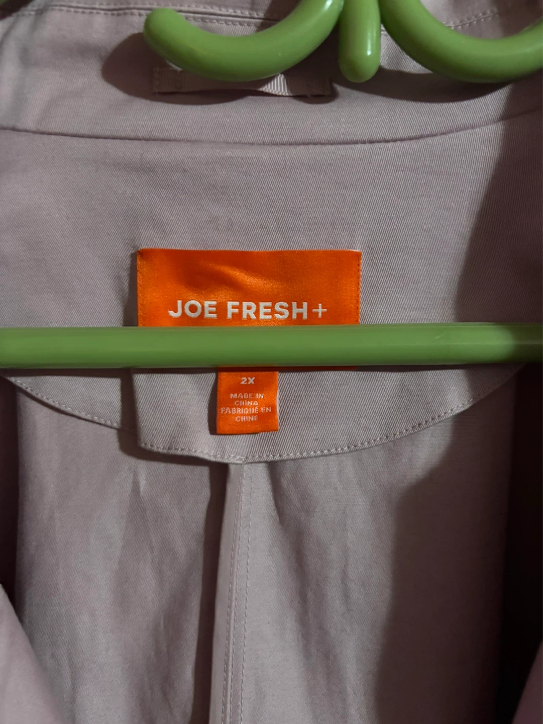 Joe Fresh+ Women's Light Pink Button-Up Jacket Size 2X - photo 3