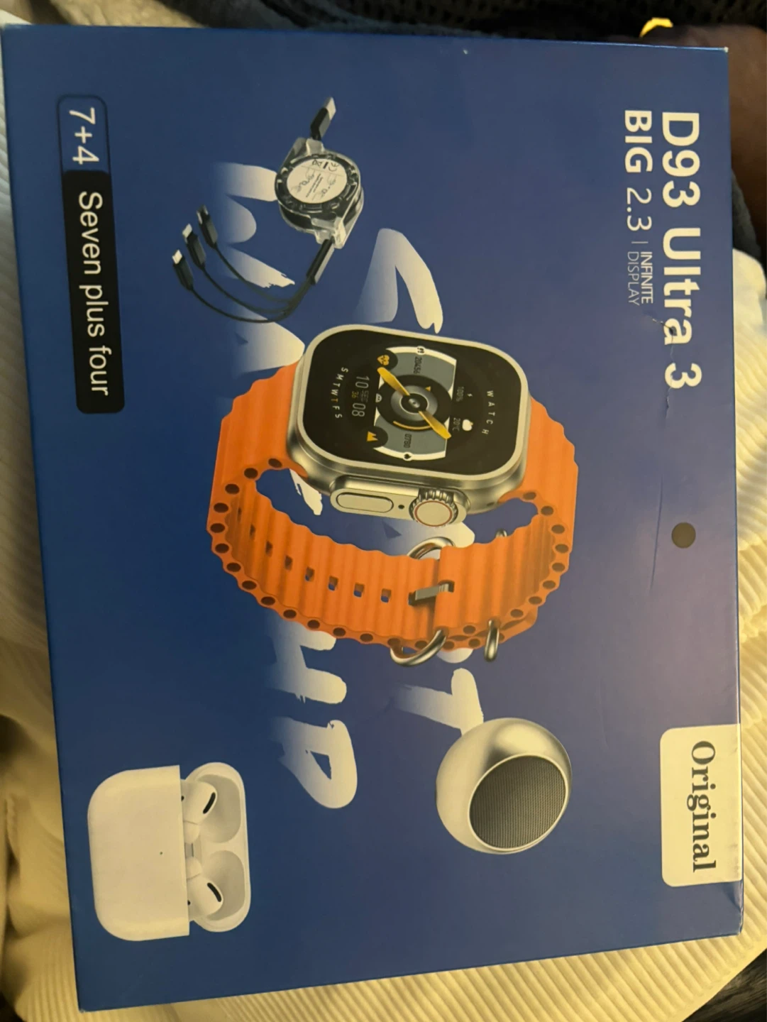 D93 Ultra 3 Smartwatch Bundle with Multiple Bands