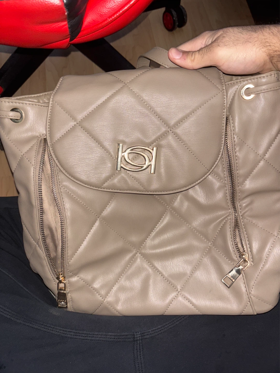 Bebe Quilted bag and backpack