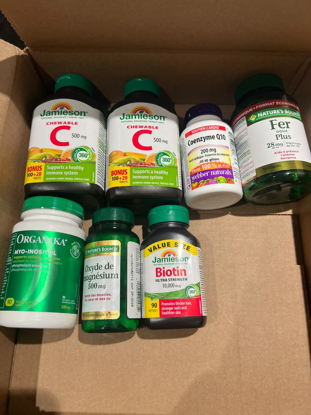Assorted Health Supplements