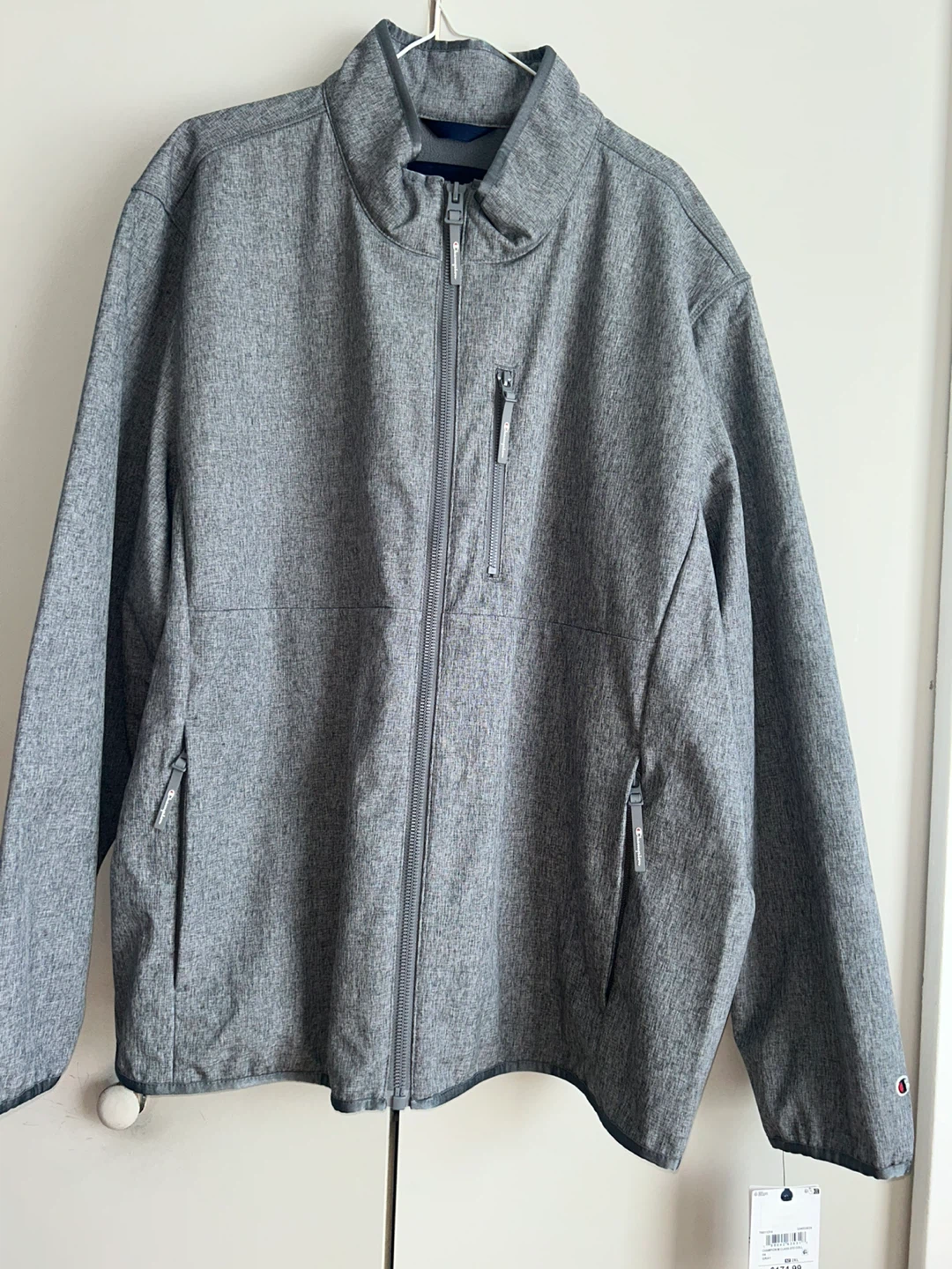 Brand new Champion Men's Water Resistant Jacket - Gray