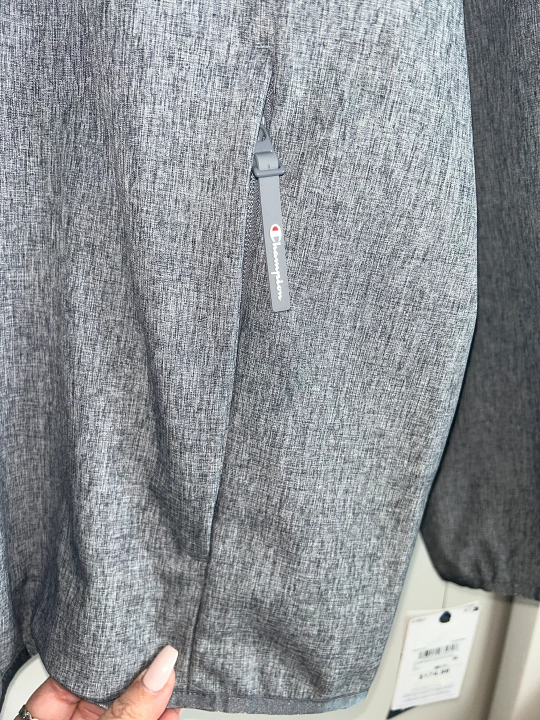 Brand new Champion Men's Water Resistant Jacket - Gray - photo 2