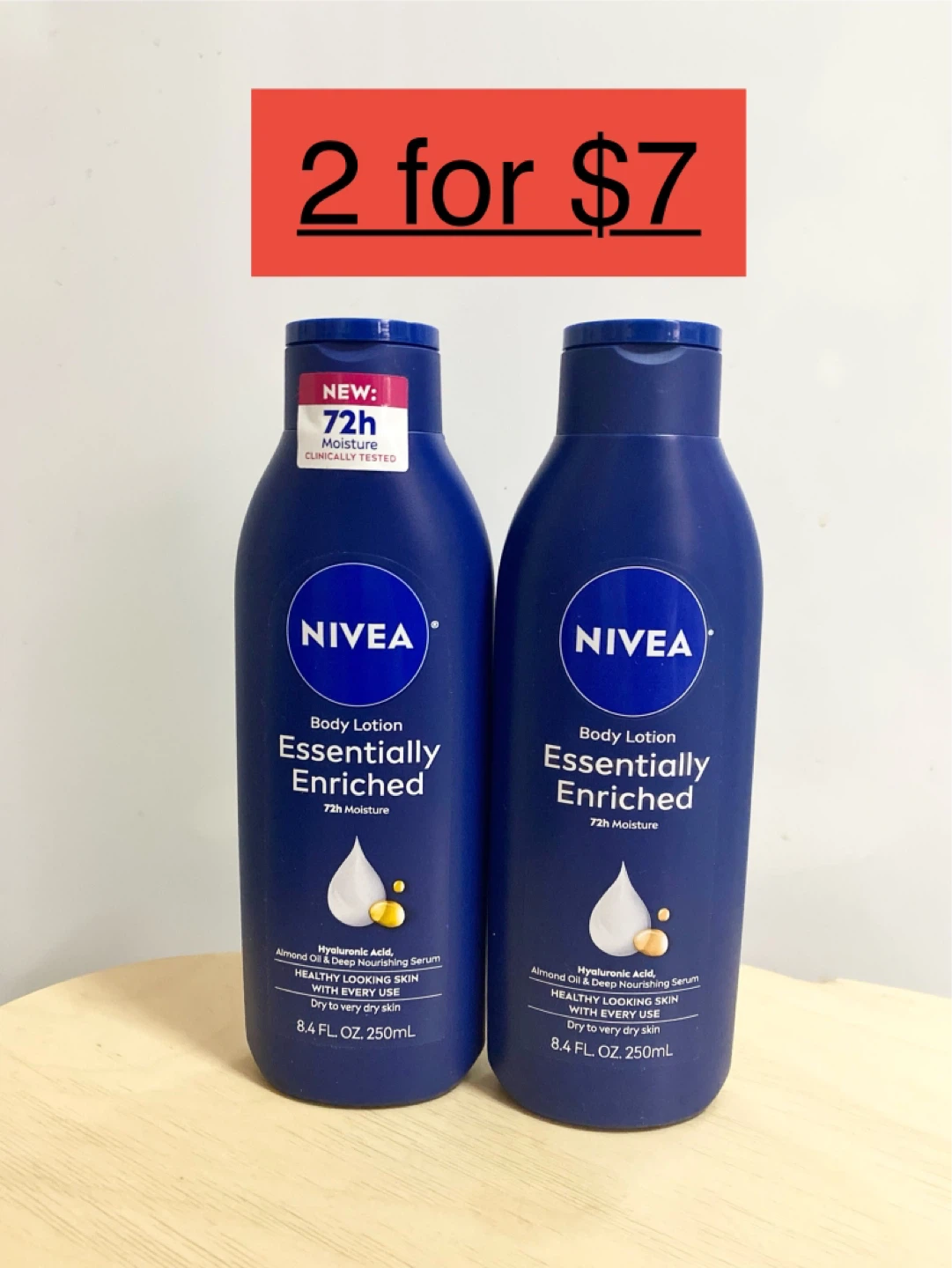 Nivea Body Lotion Essentially Enriched 2 x 8.4 fl oz