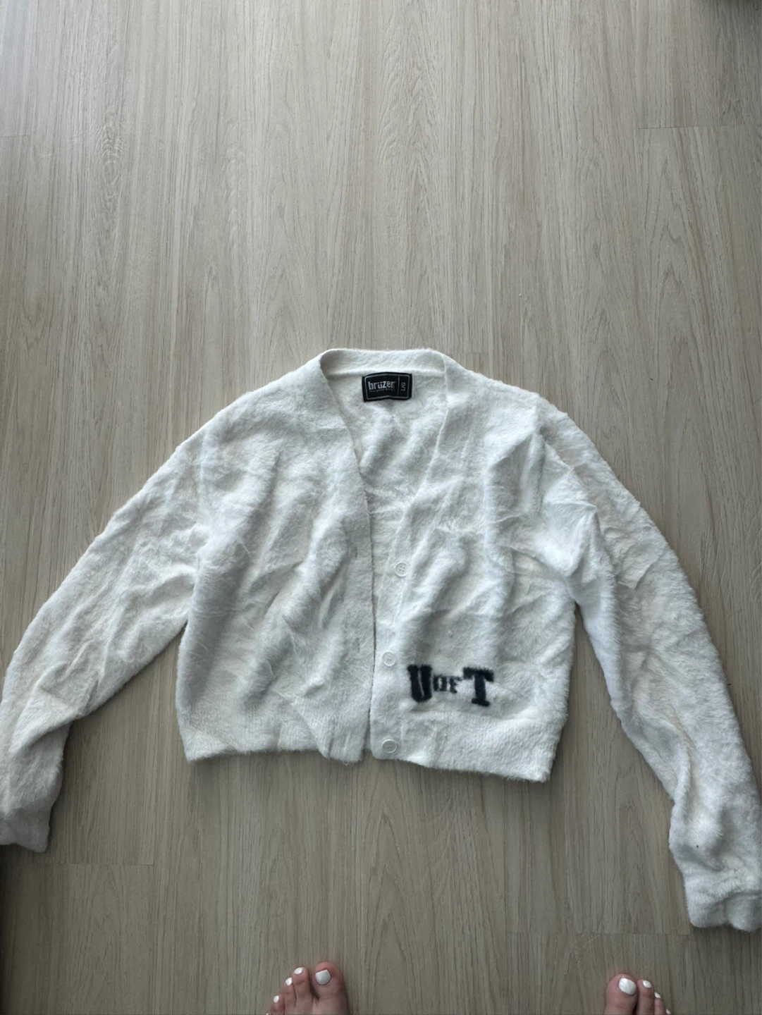 Uoft nylon cardigan