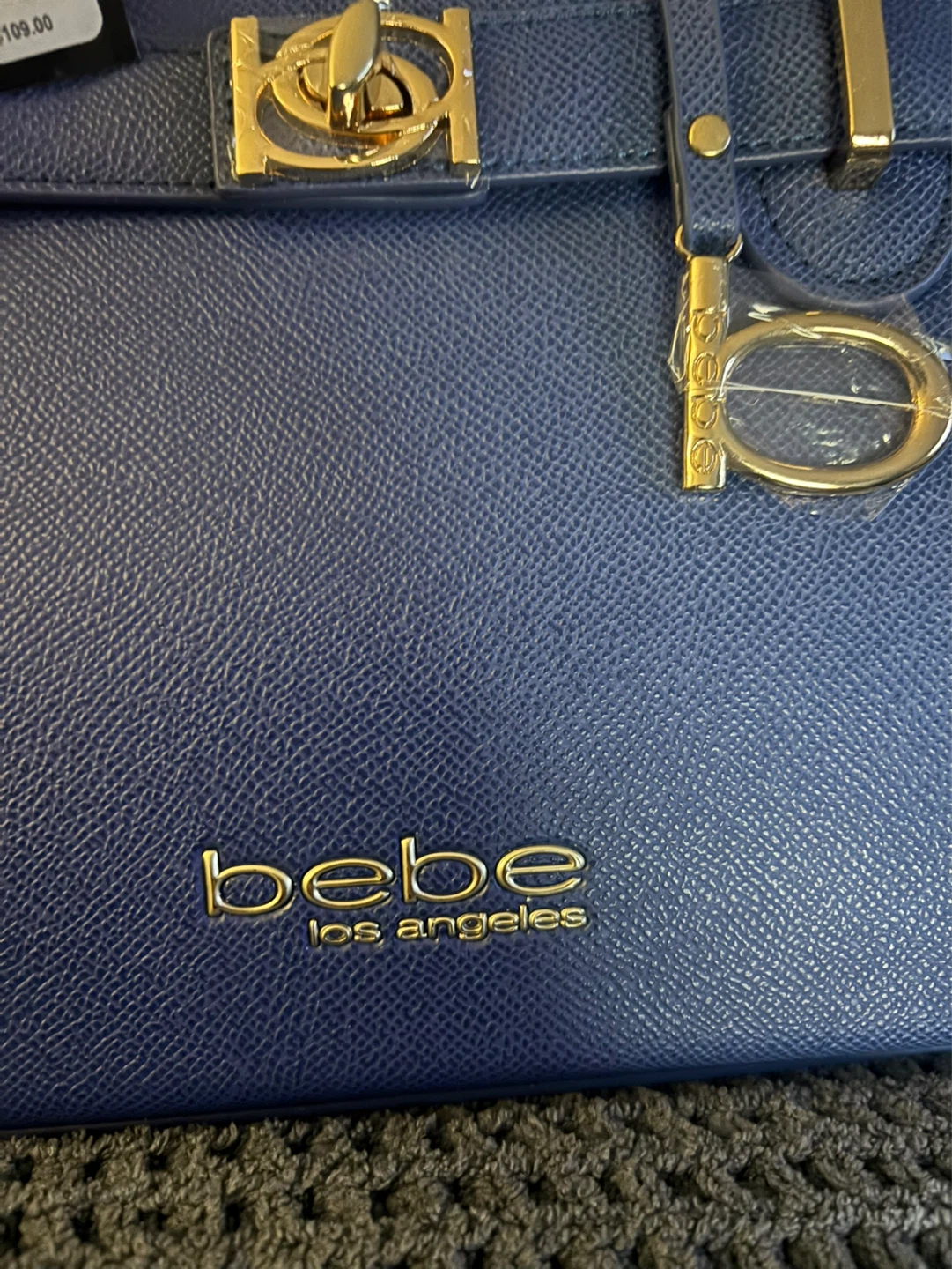 Bebe Galaxy Blue Satchel Handbag - photo 3