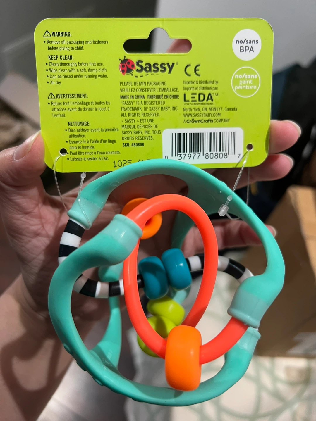 Sassy Busy Ball Teether Toy 3m+ - photo 2
