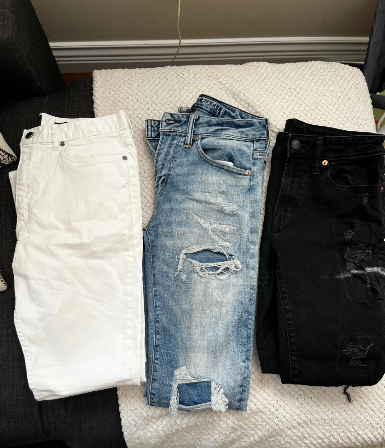 American Eagle and H&M Jeans