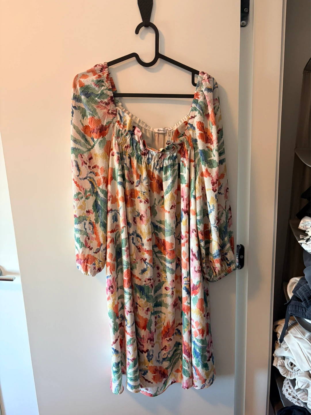 Colourful Floral Print Mini Dress - photo 3