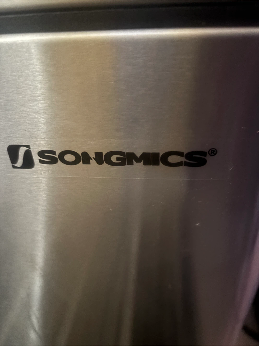 SONGMICS Stainless Steel 3 Compartment Trash Can - photo 5