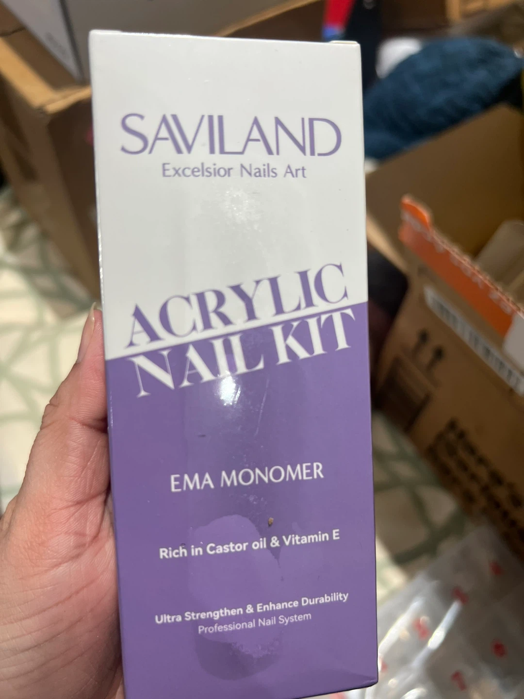 Saviland Acrylic Nail Kit with EMA Monomer & Nail Tips - photo 3