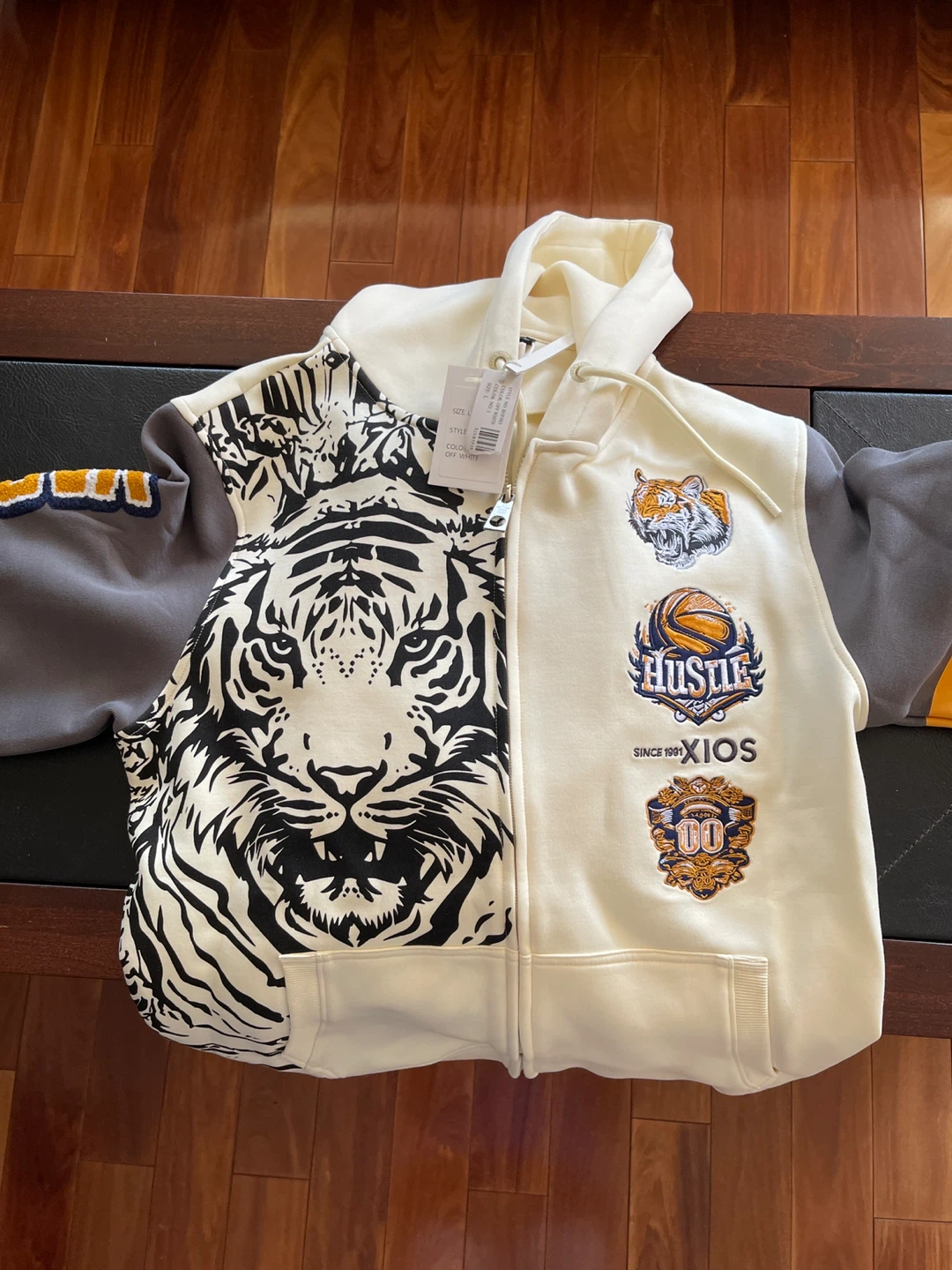 SOIX Varsity Tiger Zip-Up Hoodie