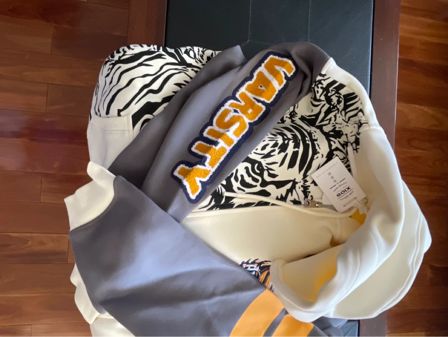 SOIX Varsity Tiger Zip-Up Hoodie - photo 2