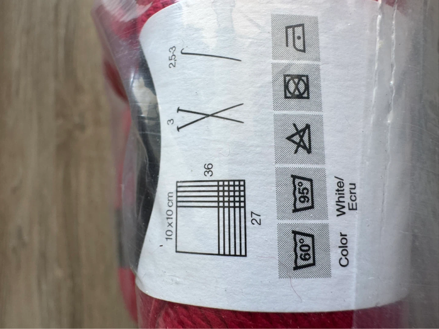 Mayflower Organic Cotton 8/4 Yarn - Red - photo 3