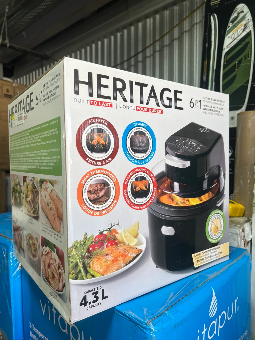 Heritage 6-in-1 Steam Air Fryer – New Open Box – Save $150+!