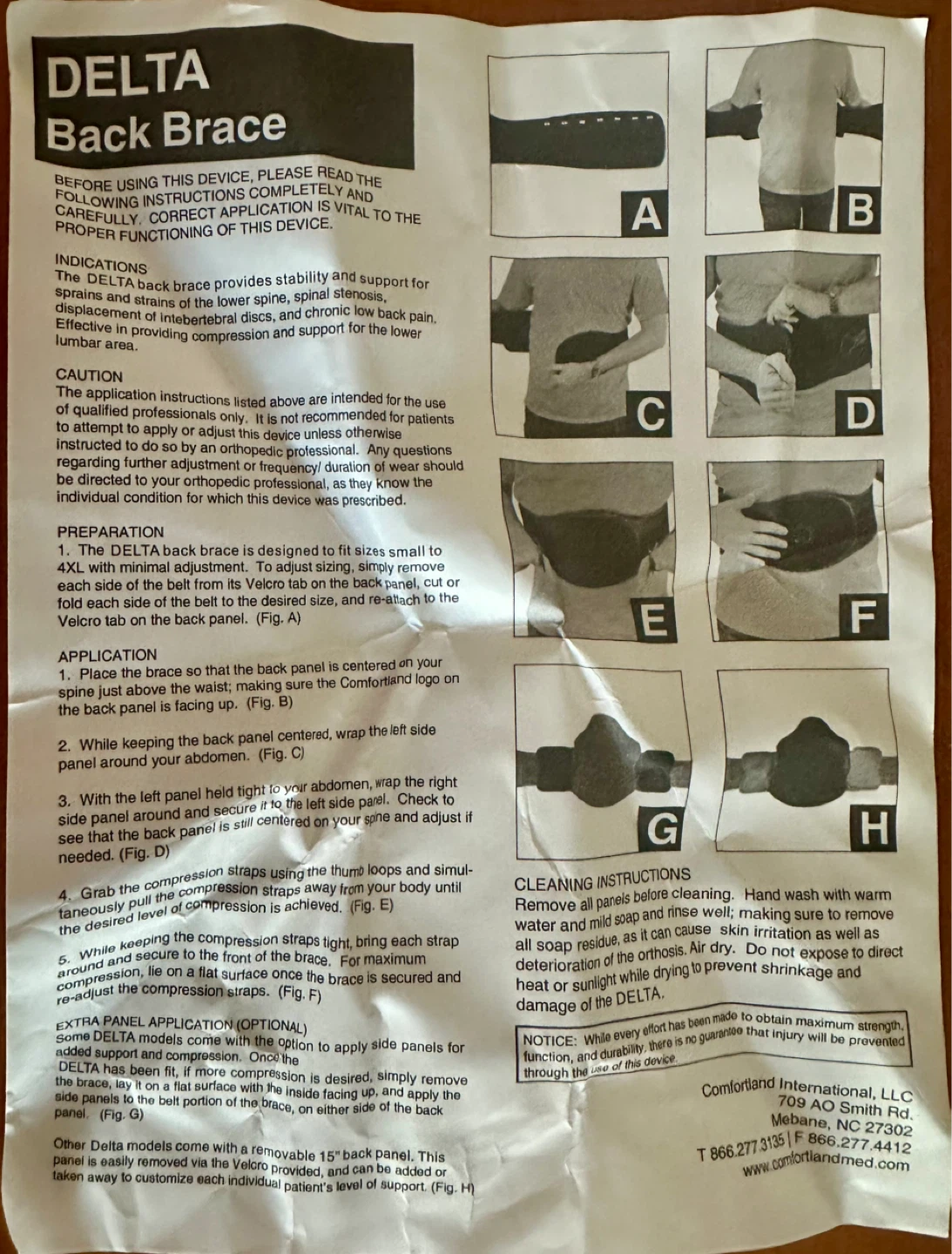 Comfortland Delta 31 LSO Back Brace - photo 3