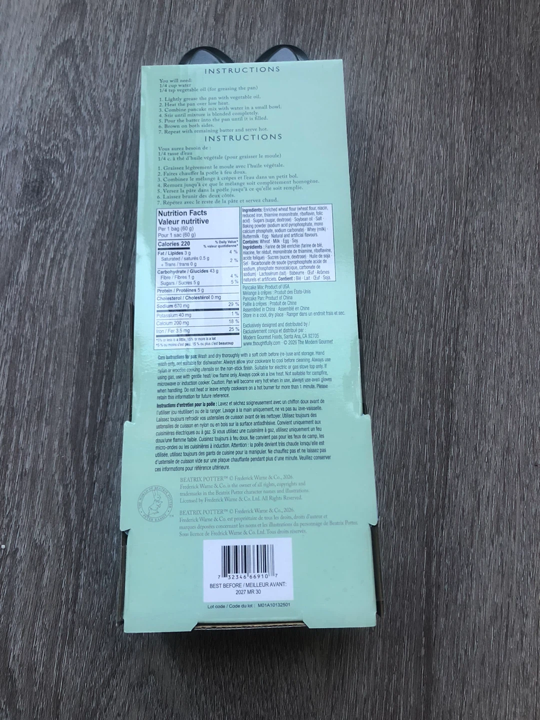 Peter Rabbit Pancake Pan Gift Set - photo 2