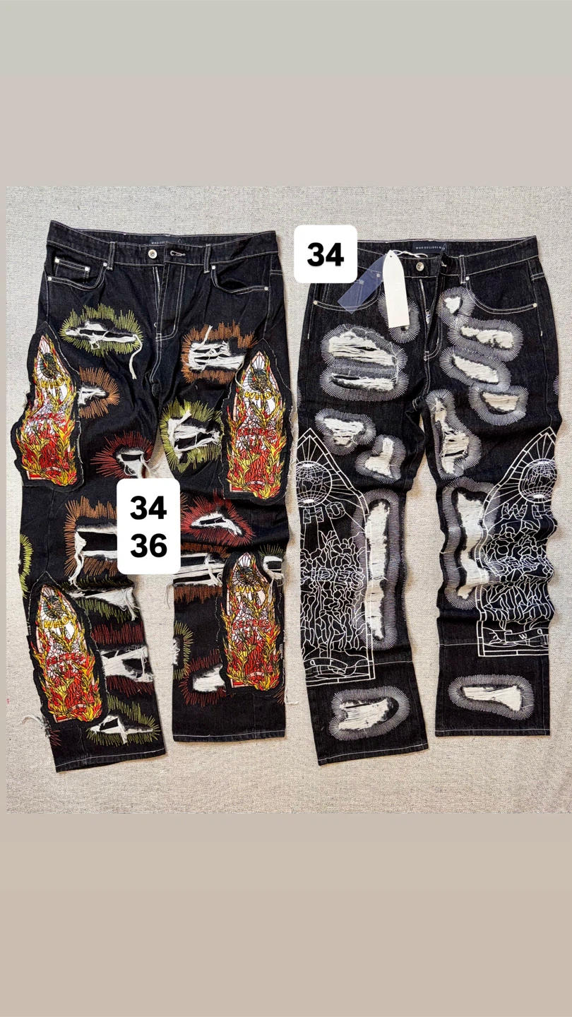 Custom Patch Jeans