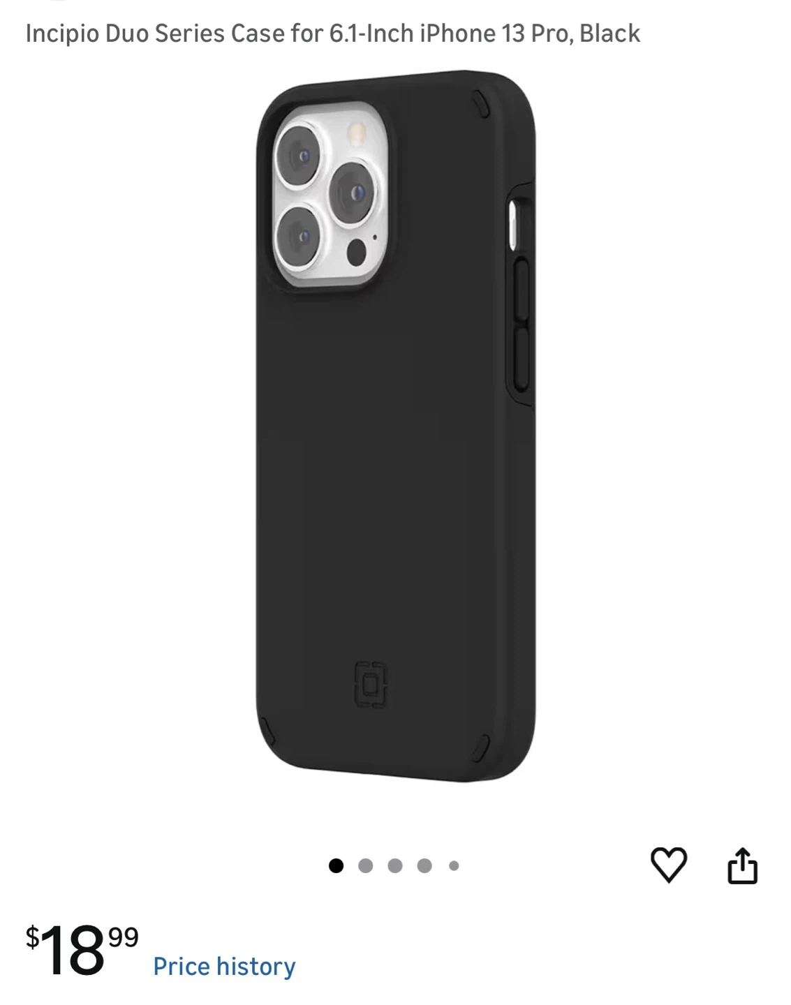 Incipio Duo Series Case for iPhone 13 Pro - Black - photo 3