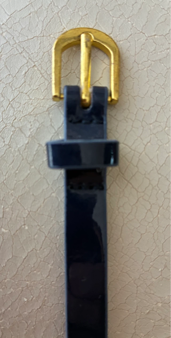 3 Skinny Belts - Navy, Black Snake, Black Patent - photo 3