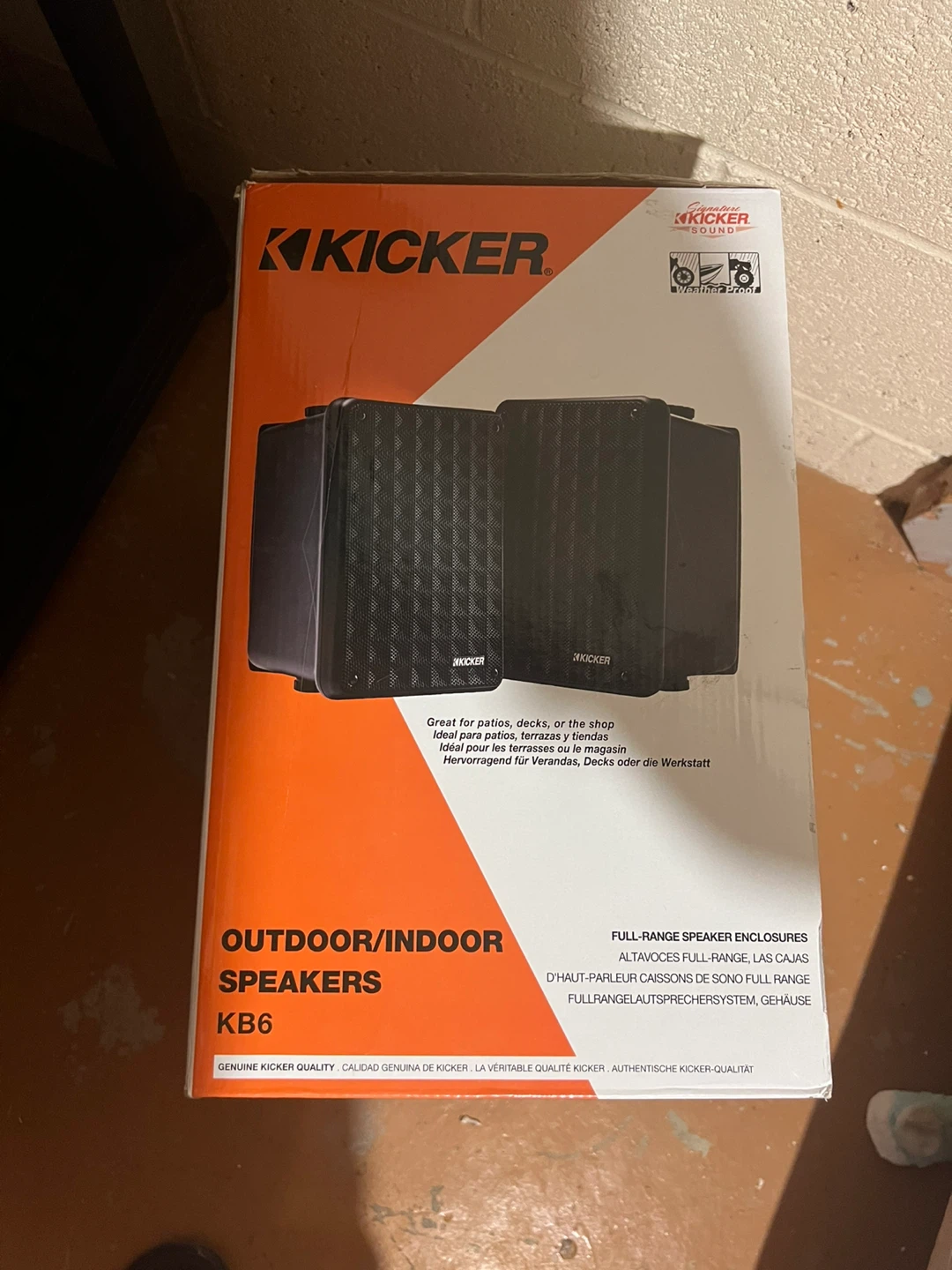 Kicker KB6 Outdoor/Indoor Speakers