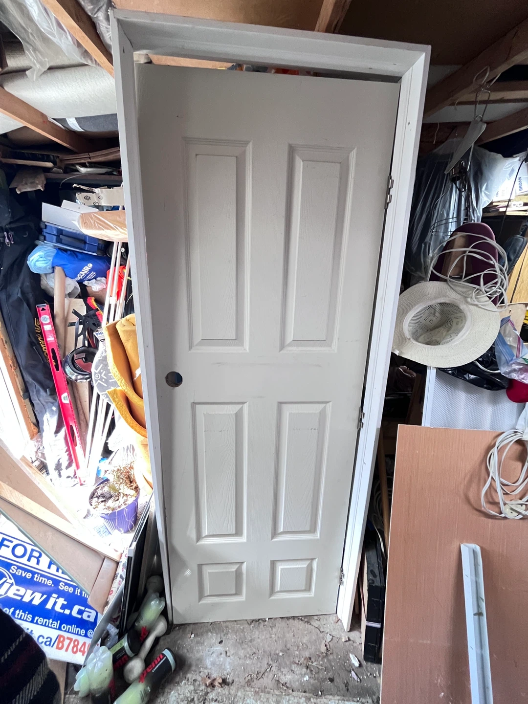 White 6-Panel Interior Door