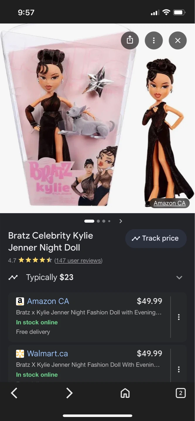Bratz Celebrity Kylie Jenner Night Doll - photo 2