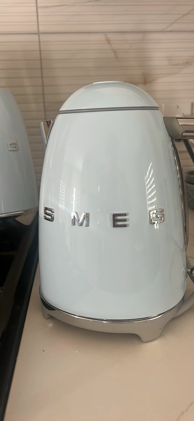 Smeg knife set & kettle - pastel blue - photo 4