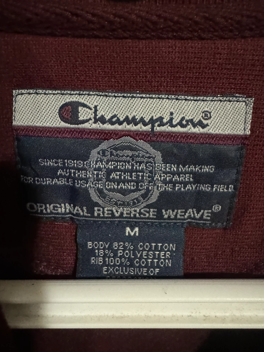 Champion Bates Reverse Weave Crewneck Sweatshirt Medium - photo 5