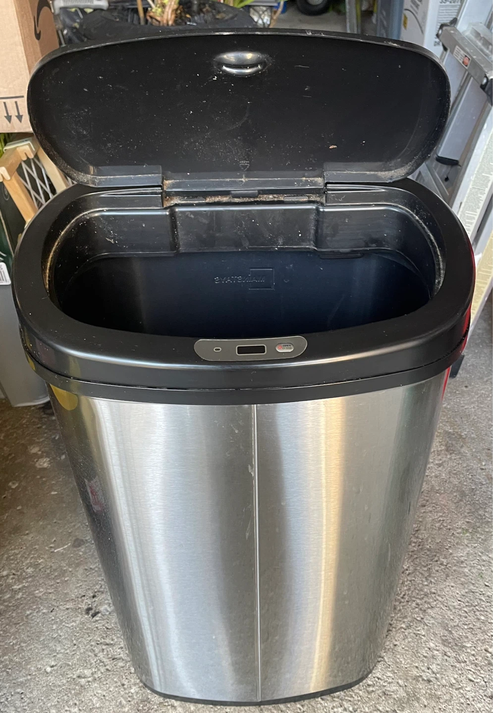 Stainless Steel Automatic Trash Can - photo 2