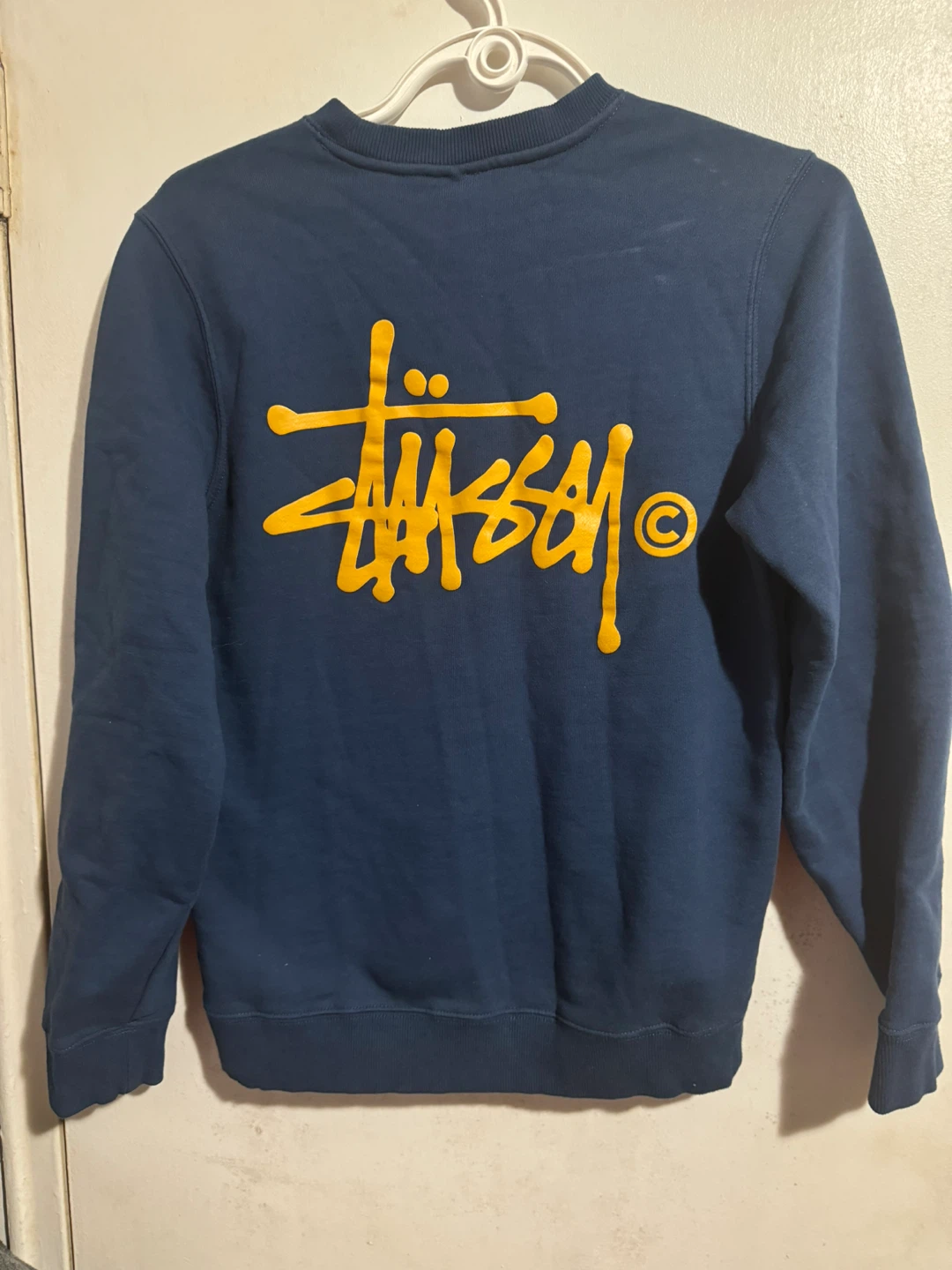 Stüssy Crewneck Sweatshirt Navy Blue Size XS - photo 4