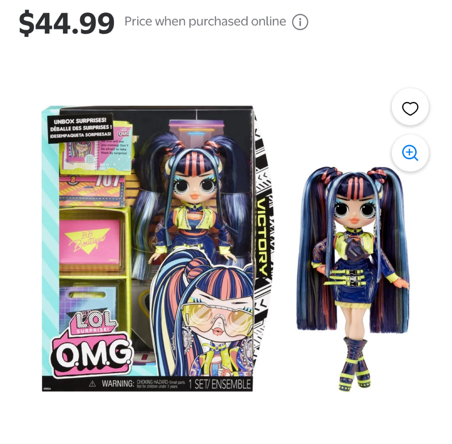 NIB LOL Surprise OMG Doll Victory with Accessories - photo 3