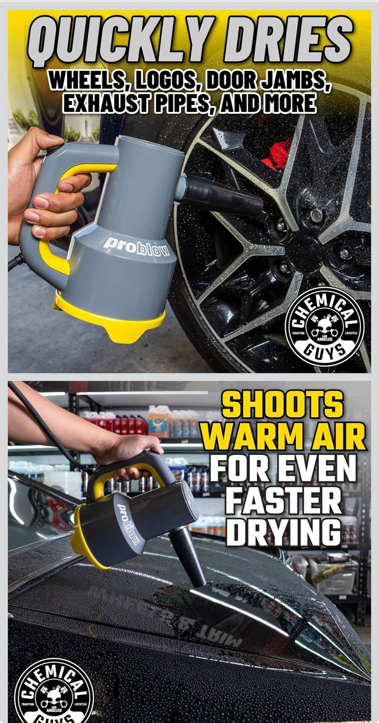 Chemical Guys ProBlow Professional Handheld Dryer & Blower - photo 4