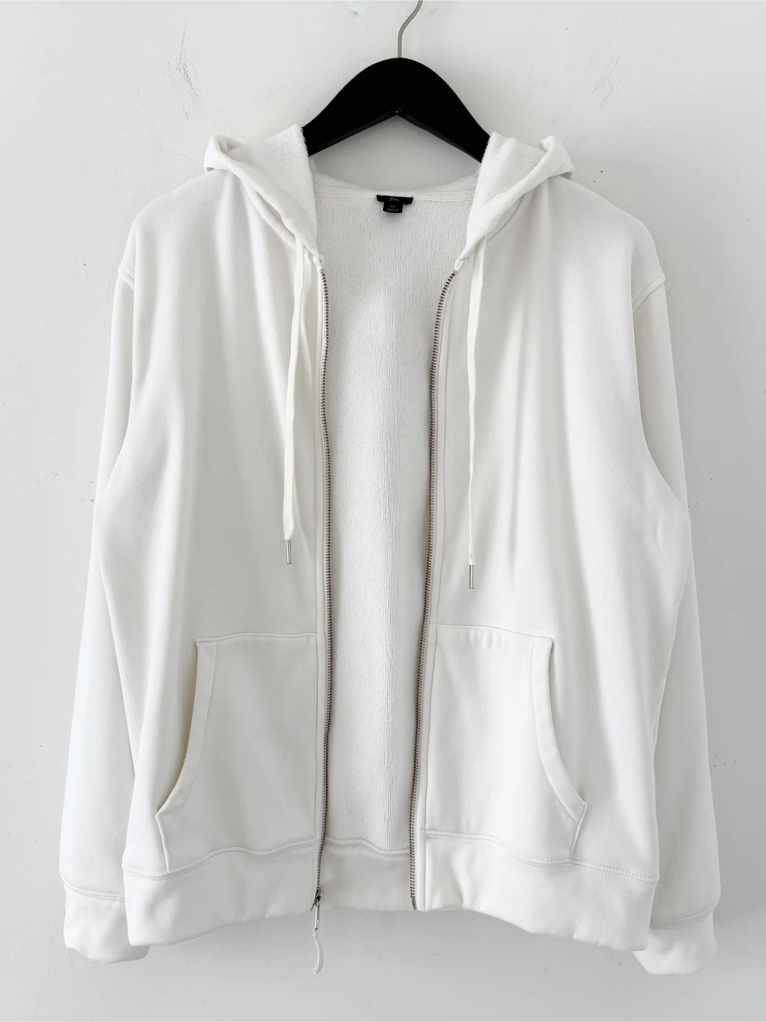 J.Crew Velour - Lined Hoodie Sweatshirt