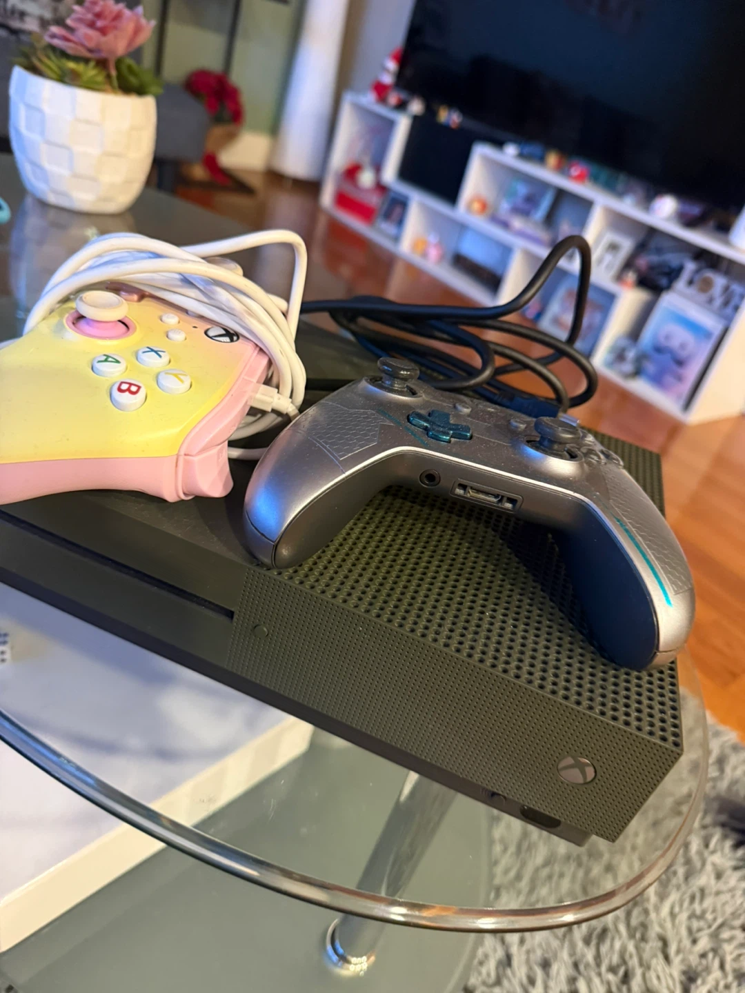 Xbox One Console with Two Controllers