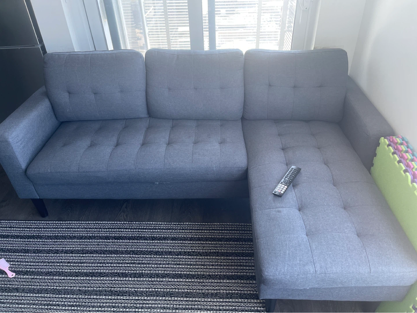 Grey Sectional Sofa - photo 2