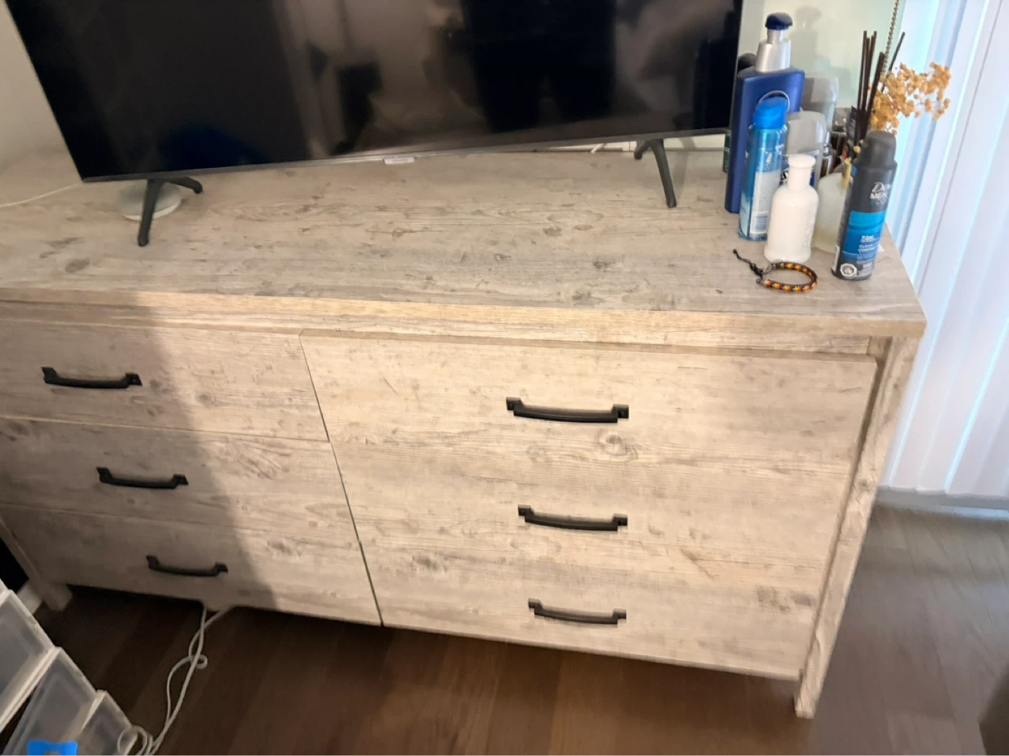 Wood Dresser with 6 Drawers - photo 2
