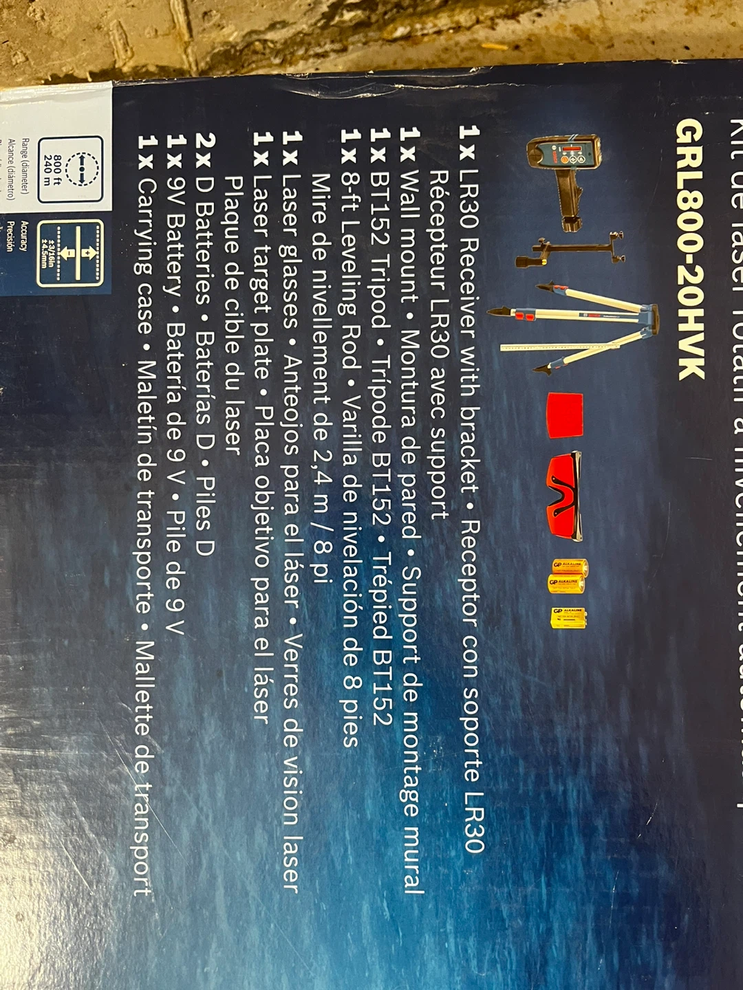Bosch Self-Leveling Rotary Laser Kit GRL800-20HVK - photo 2