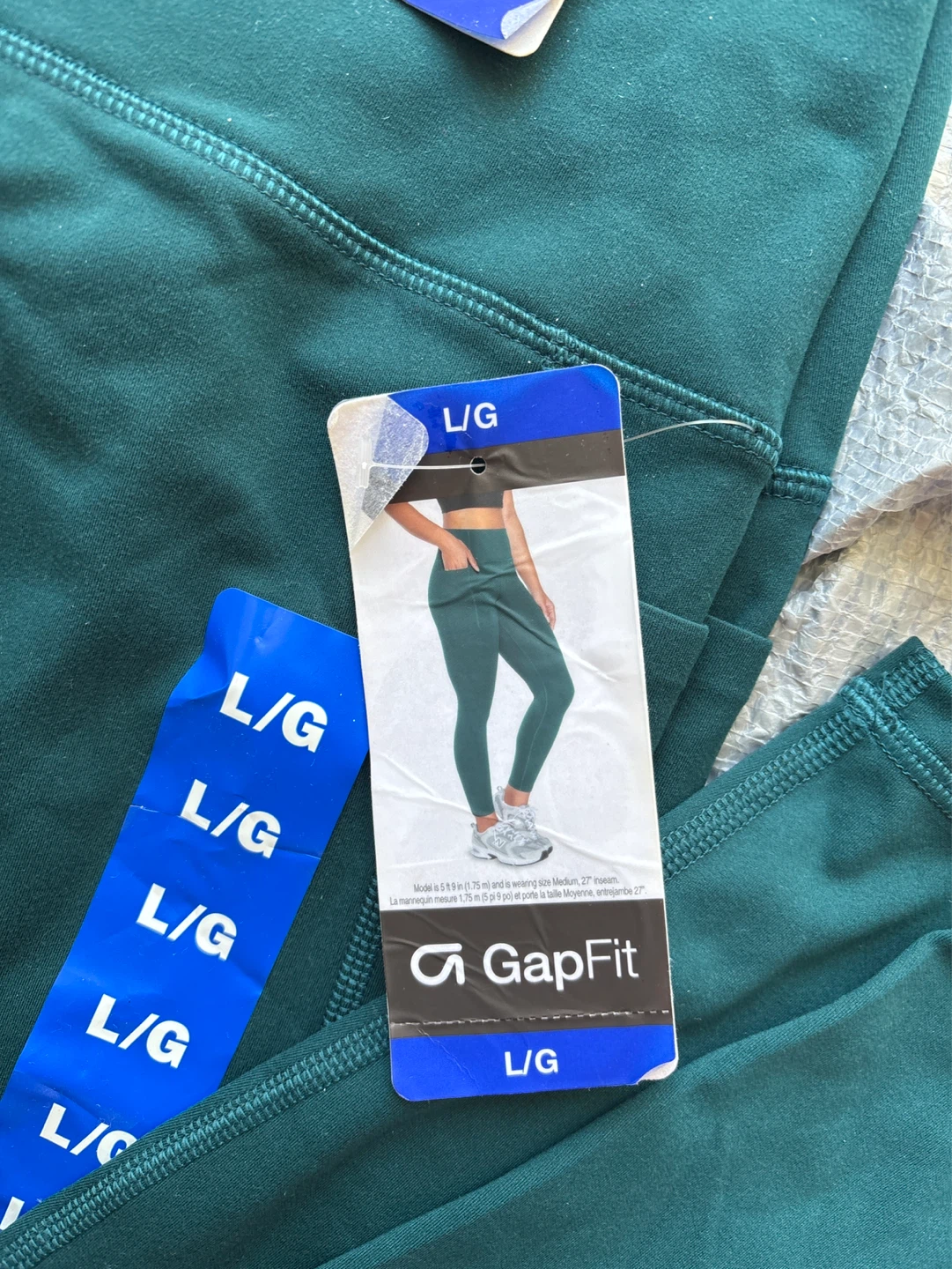 GapFit Women's Leggings Green Size L/G - photo 2