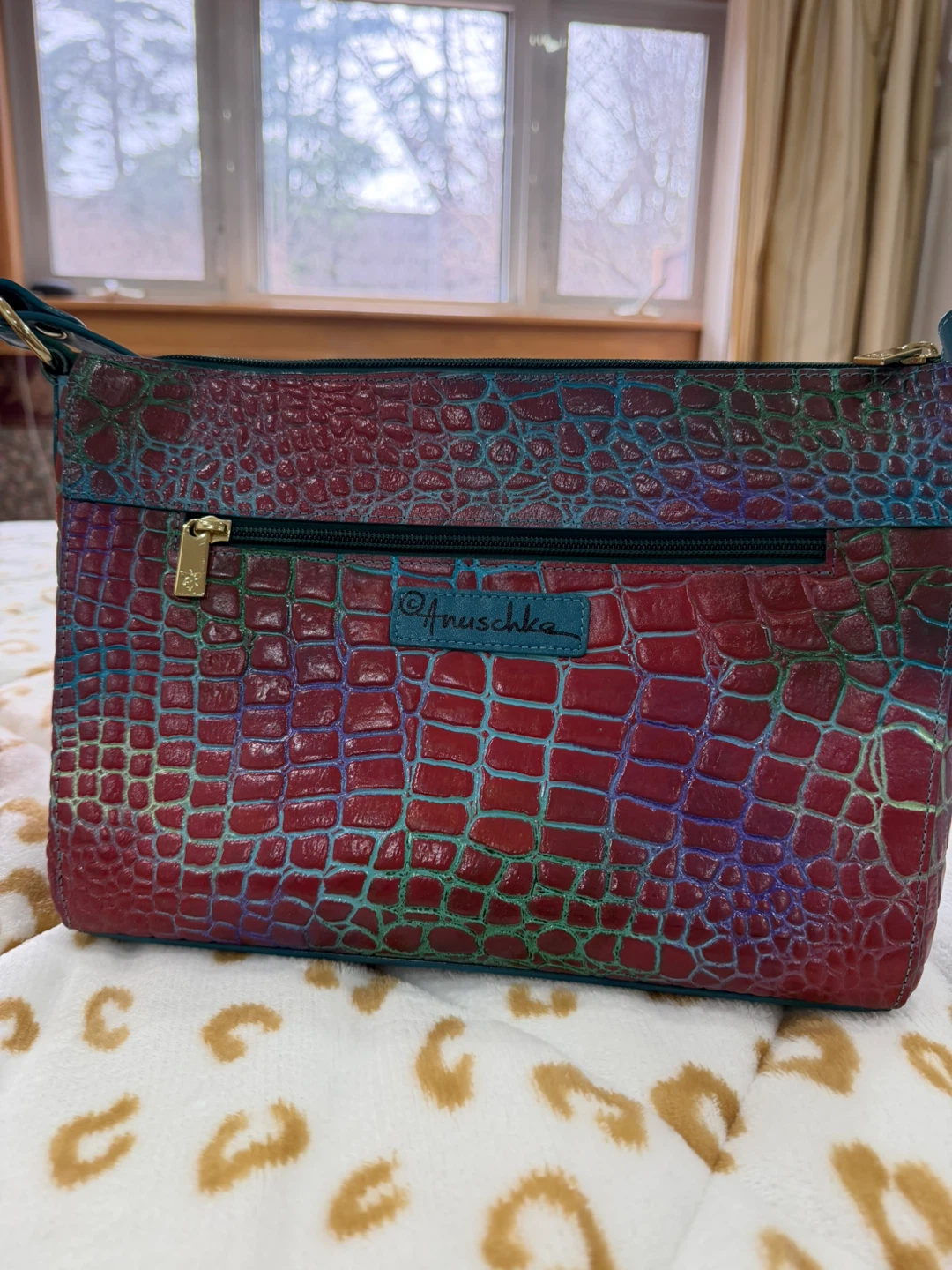 Anuschka Leather Shoulder Bag