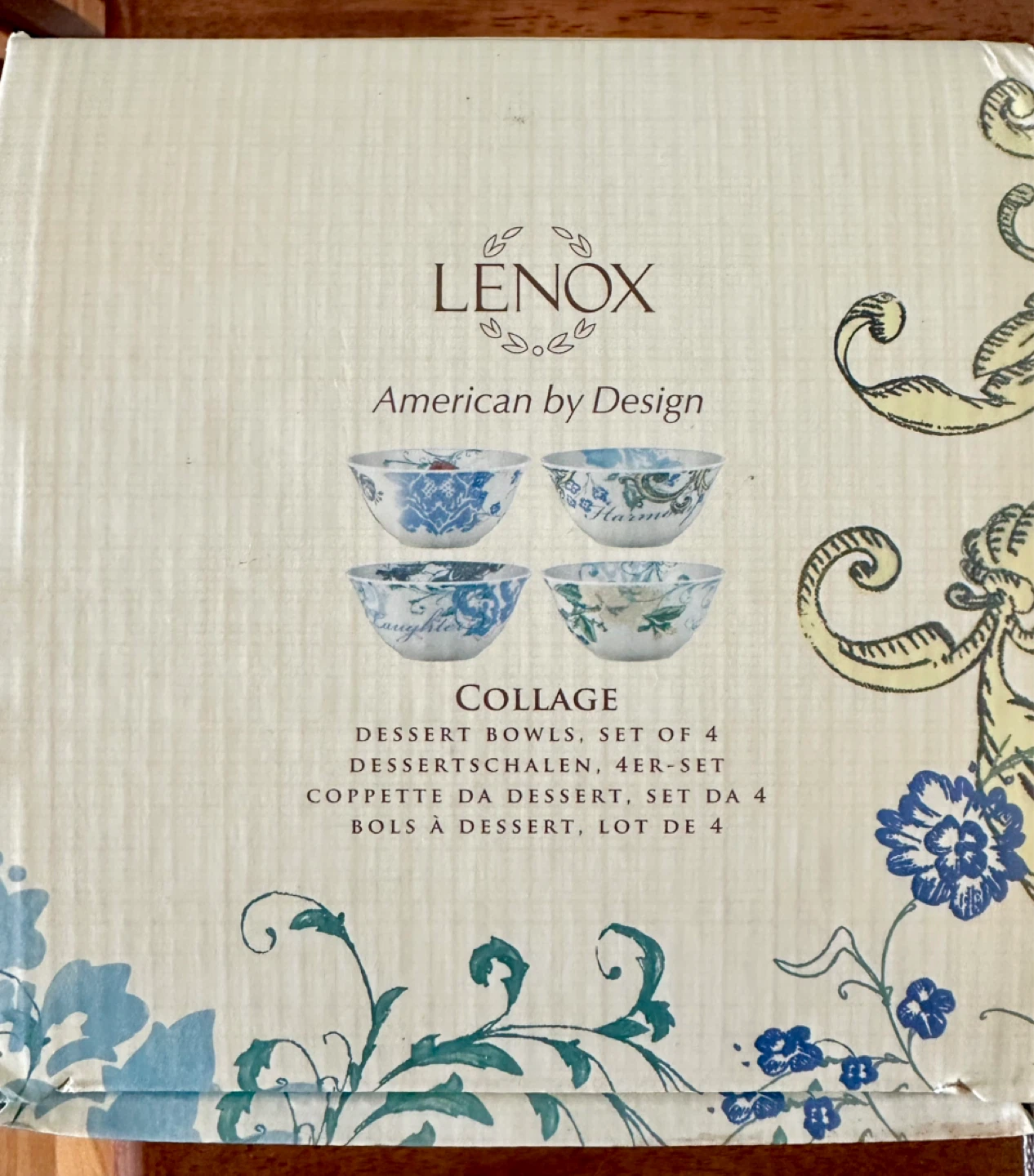 Lenox Collage Dessert Bowl Set of 4