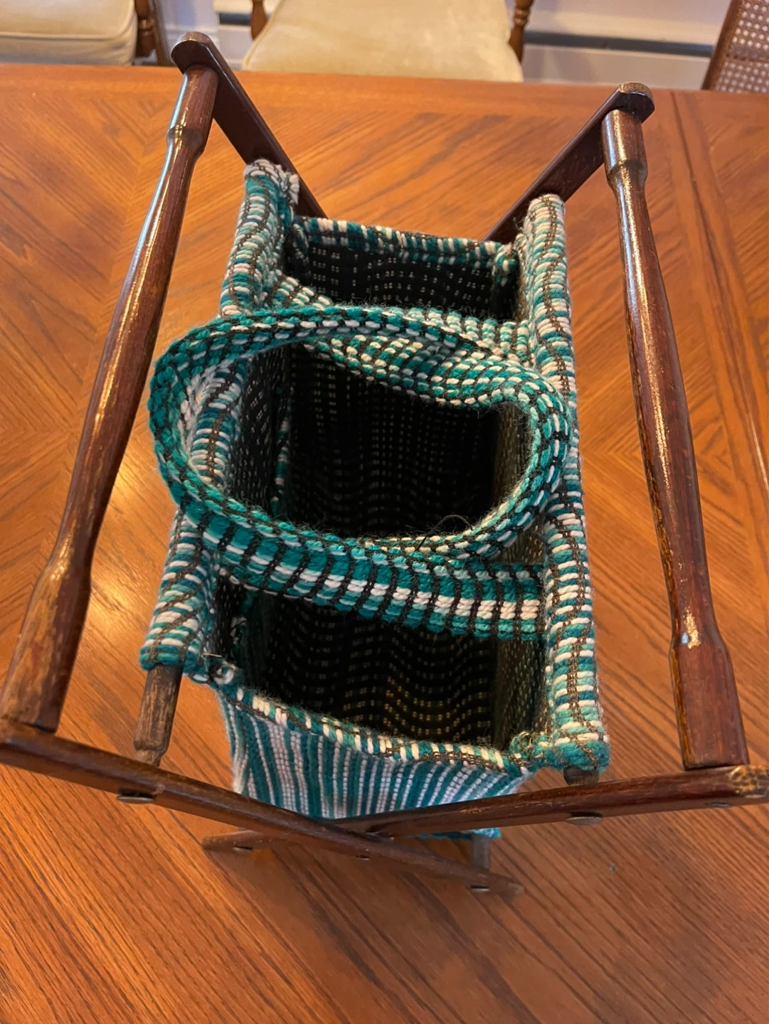 Vintage Magazine Rack Basket - photo 2