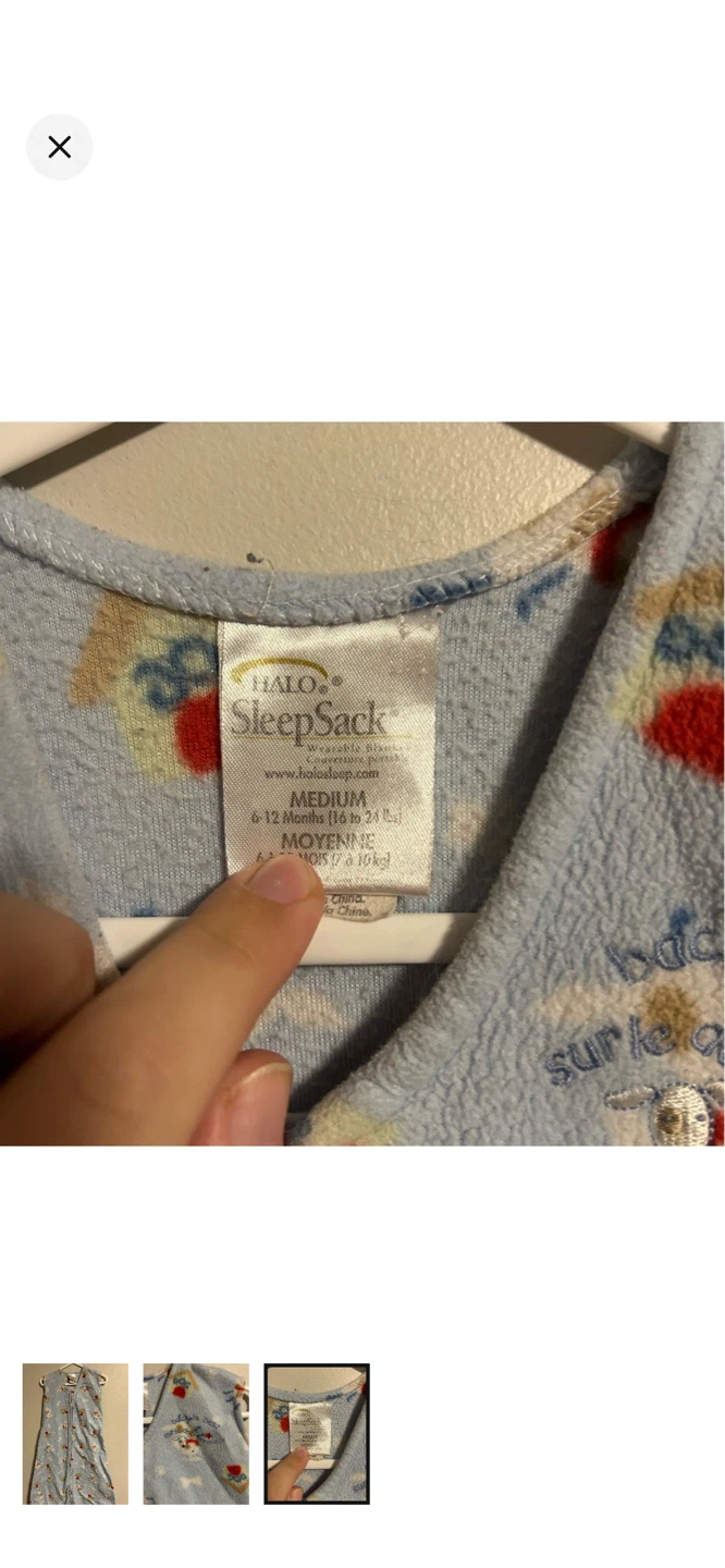 Halo SleepSack Baby Wearable Blanket Medium Blue Dogs - photo 3
