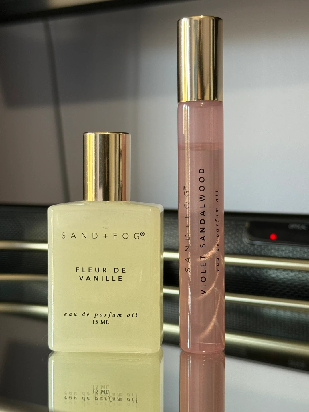 Sand + Fog Perfume Oils Bundle (2) – Vanilla + Violet Sandalwood