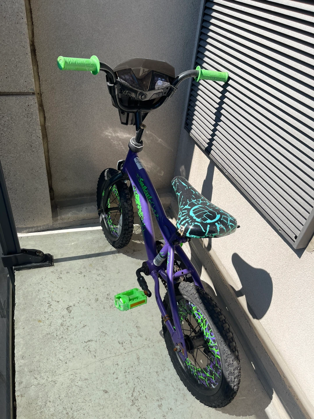 Kids Purple BMX Bike - photo 2