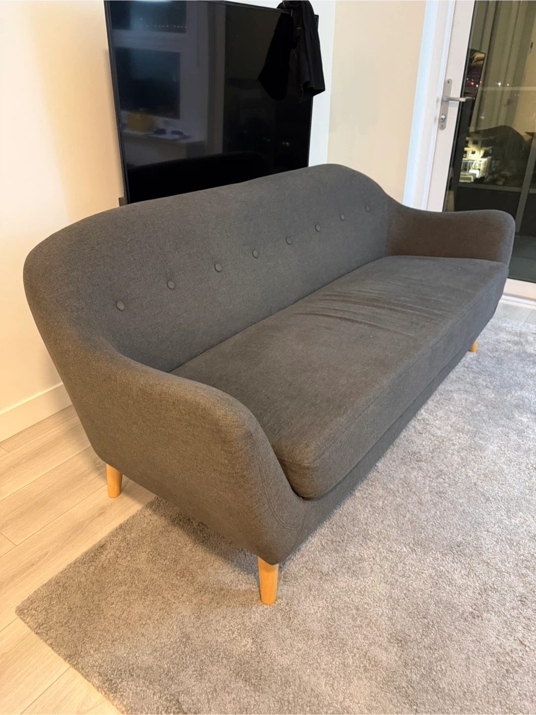 Dark Grey Sofa - photo 2