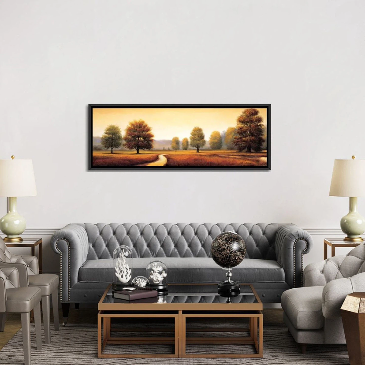 Framed Landscape Painting
