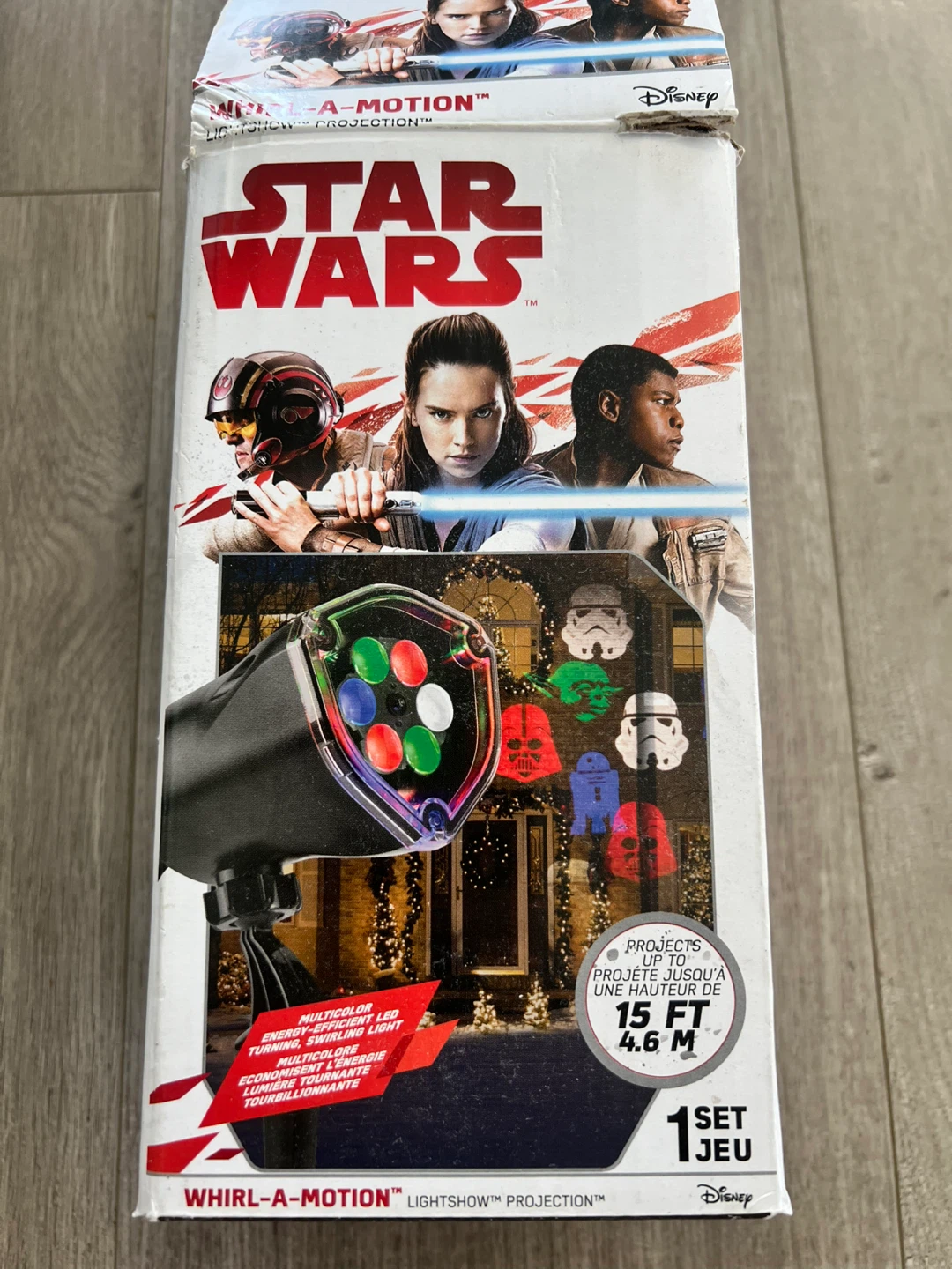 Star Wars Whirl-a-Motion Lightshow Projection Light