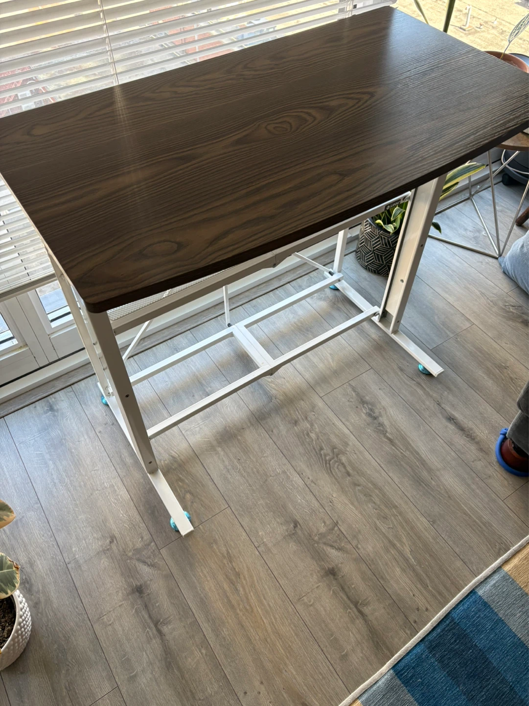 Foldable height adjustable standing desk - photo 2