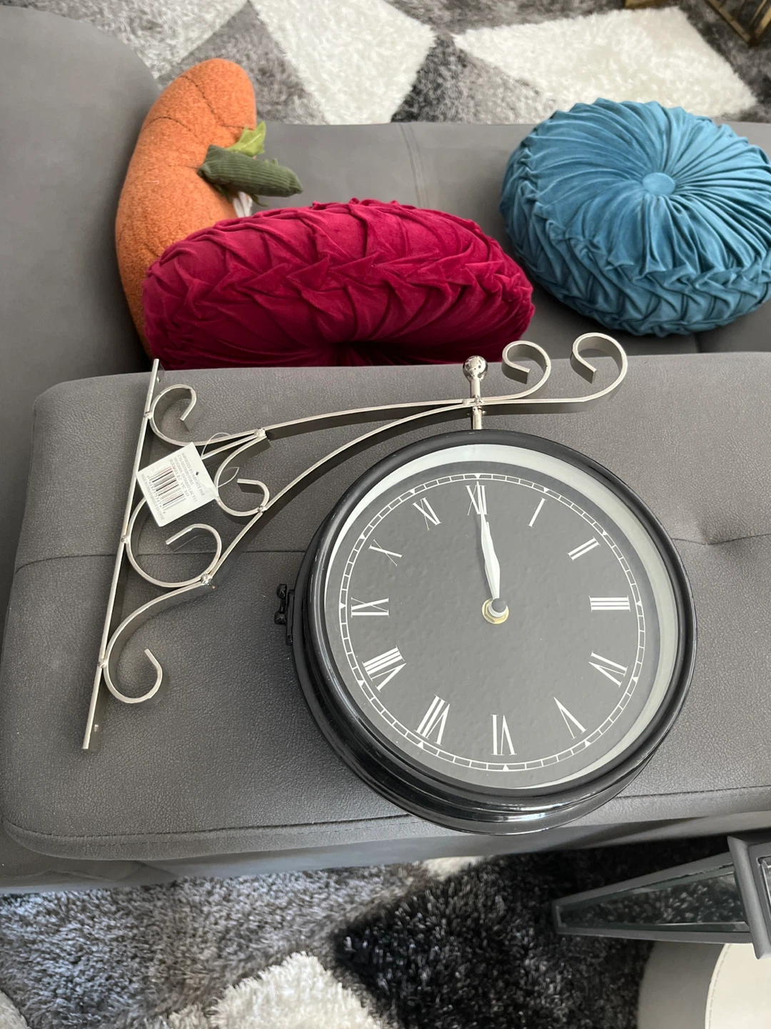 Double Sided Station Clock